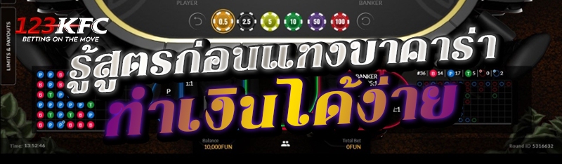 รู้สูตรก่อนแทงบาคาร่า ทำเงินได้ง่าย 